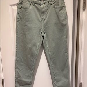 Sonoma Boyfriend Jeans in Sage Green